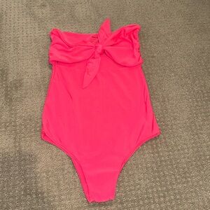Mikoh Lana Tie-Front One-Piece Swimsuit- Medium- Like
New